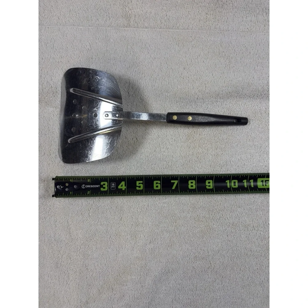 Wide USA Stainless Steel Metal Spatula With Heat Resistant Handle (267)